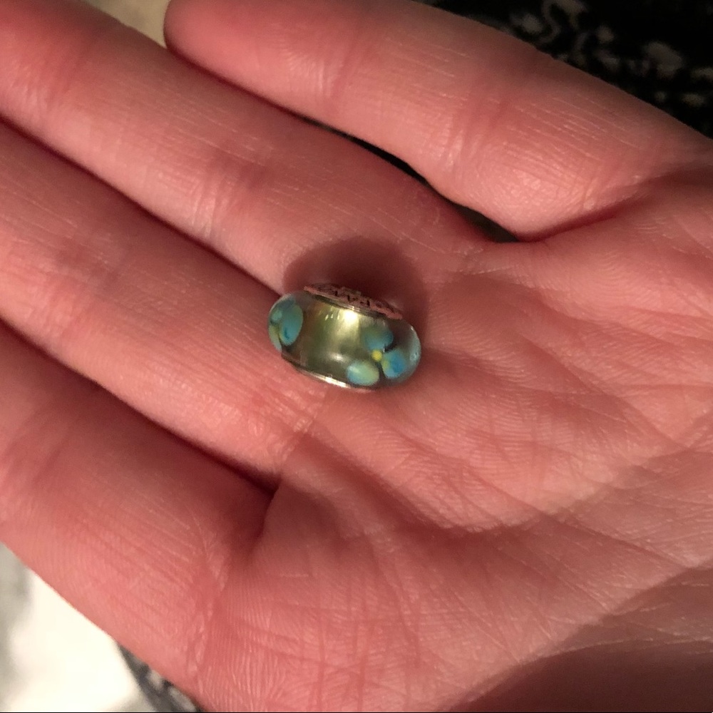 Retired, Floral Murano Pandora Charm